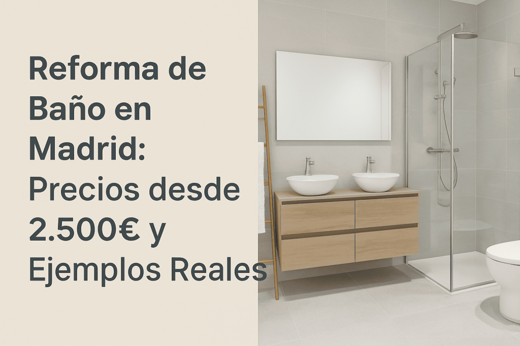 reforma baño Madrid precio
